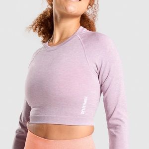 Gymshark adapt long sleeve crop top